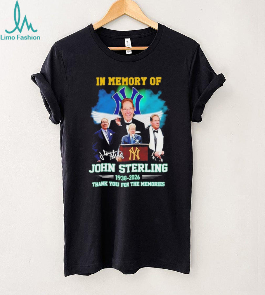 John Sterling In Memory Of 1938 2026 New York Yankees Tribute T Shirt
