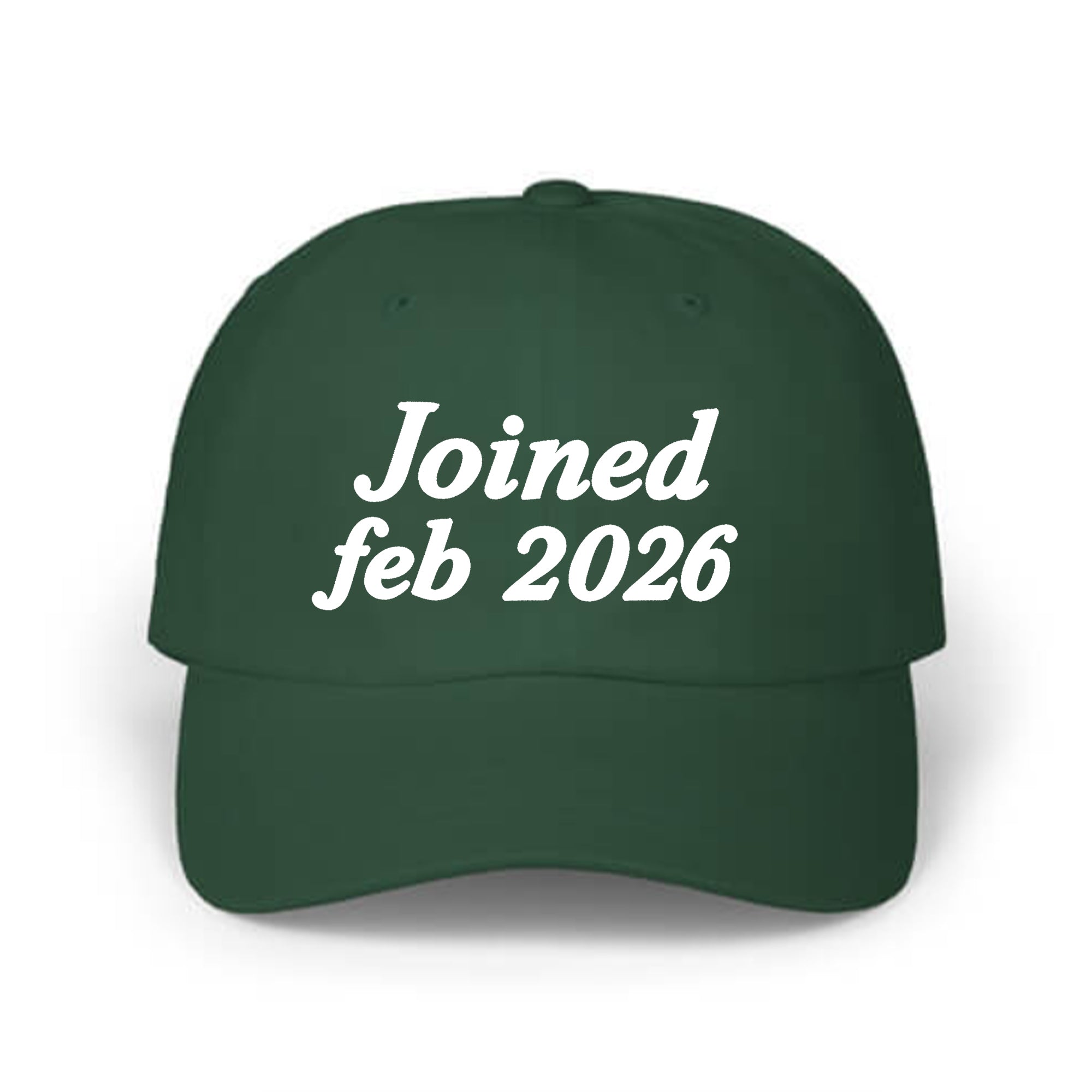 Joined Feb 2026 Masters Hat