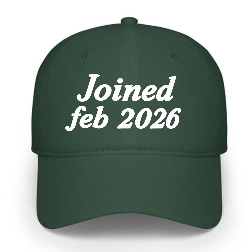 Joined Feb 2026 Masters Hat