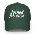 Joined Feb 2026 Masters Hat
