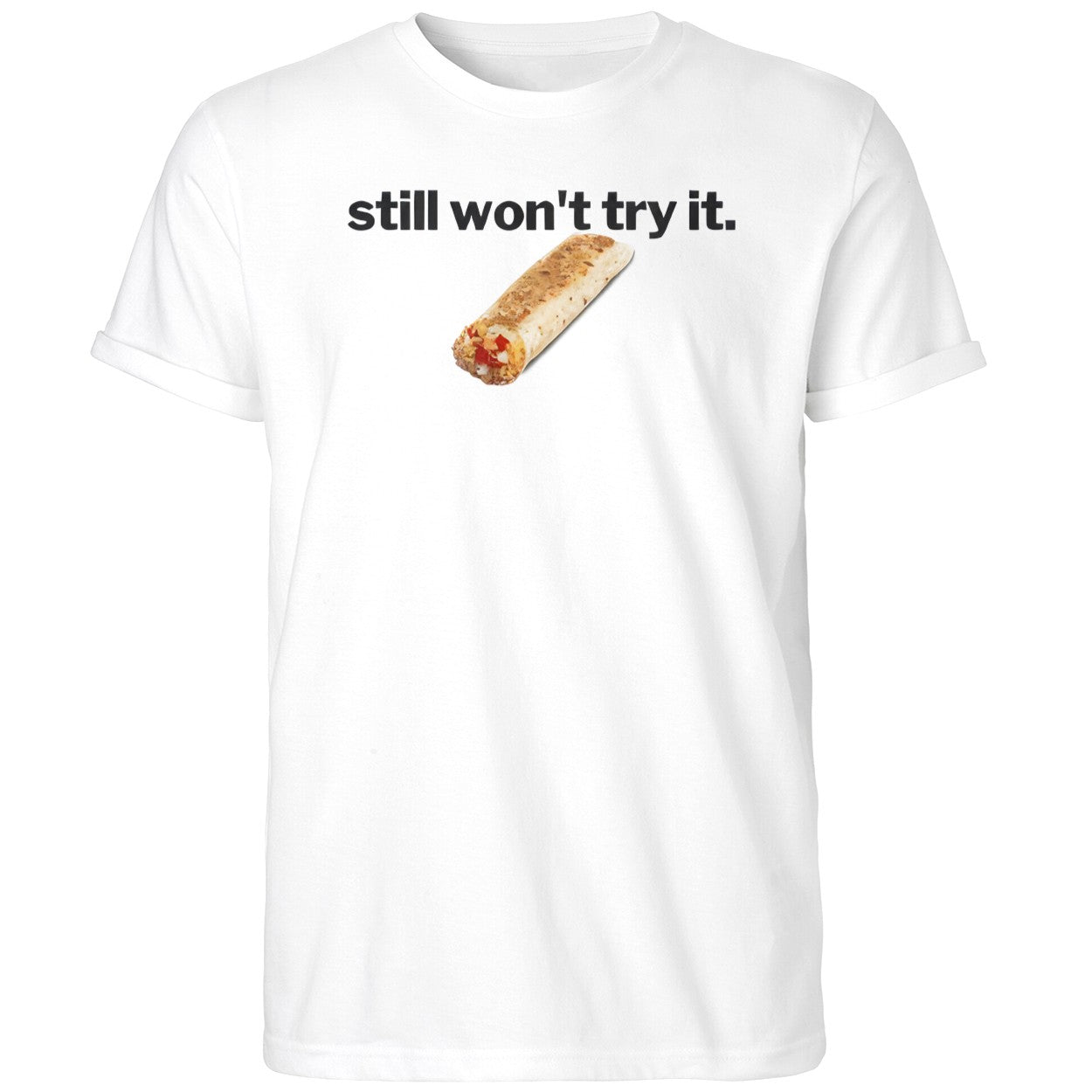 Jokic Rocking Taco Bell Still Won’t Try It Shirt