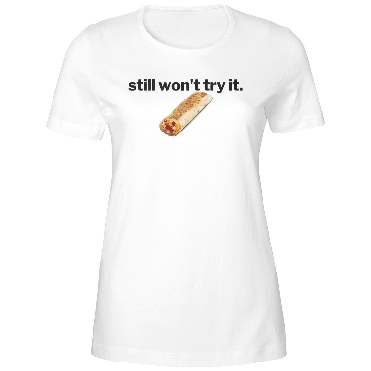 Jokic Rocking Taco Bell Still Won’t Try It Shirt