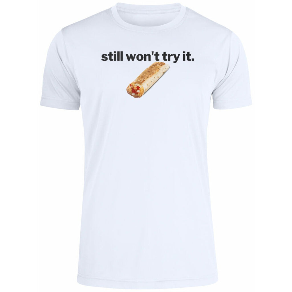 Jokic Rocking Taco Bell Still Won’t Try It Shirt