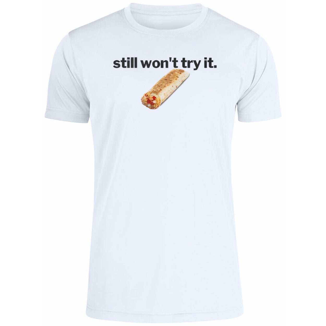Jokic Rocking Taco Bell Still Won’t Try It Shirt
