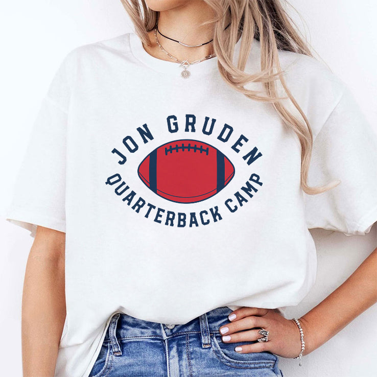 Jon Gruden QB Quarterback Camp T Shirt