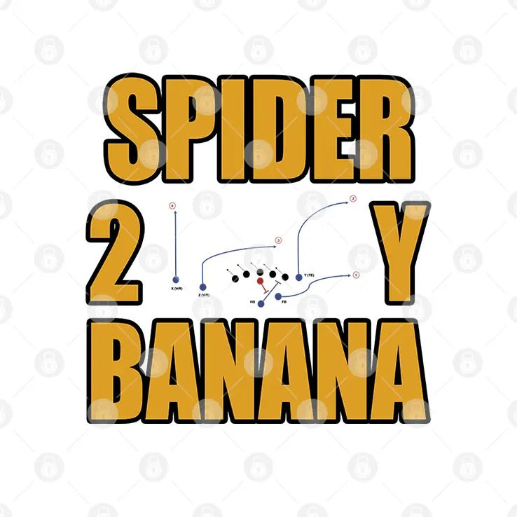 Jon Gruden Spider 2Y Banana Shirt