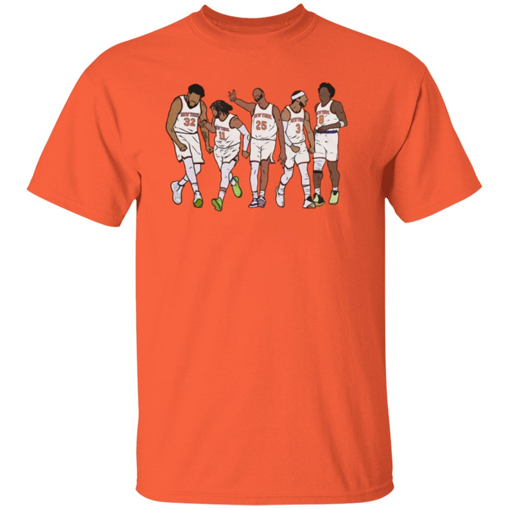 Jon Stewart with KAT Brunson Mikal Hart & OG Shirt