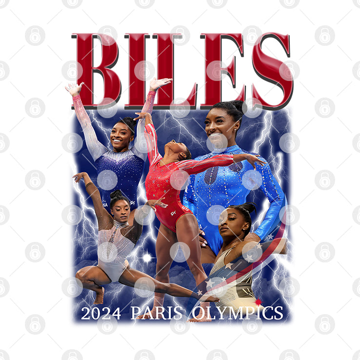 Jonathan Owens Simone Biles Paris Olympics 2024 Shirt