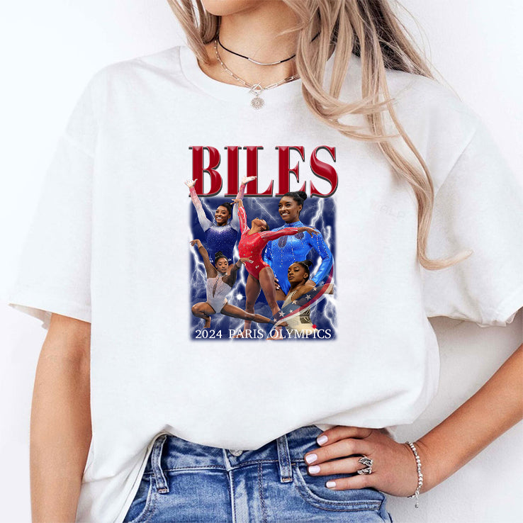 Jonathan Owens Simone Biles Paris Olympics 2024 Shirt