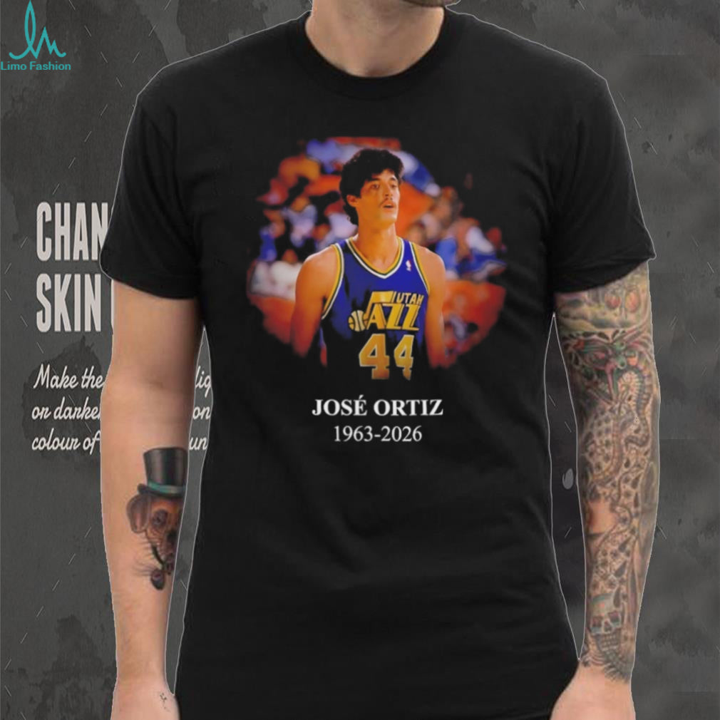 Jose Ortiz Utah Jazz #44 Memorial Tribute 1963 2026 Basketball T Shirt