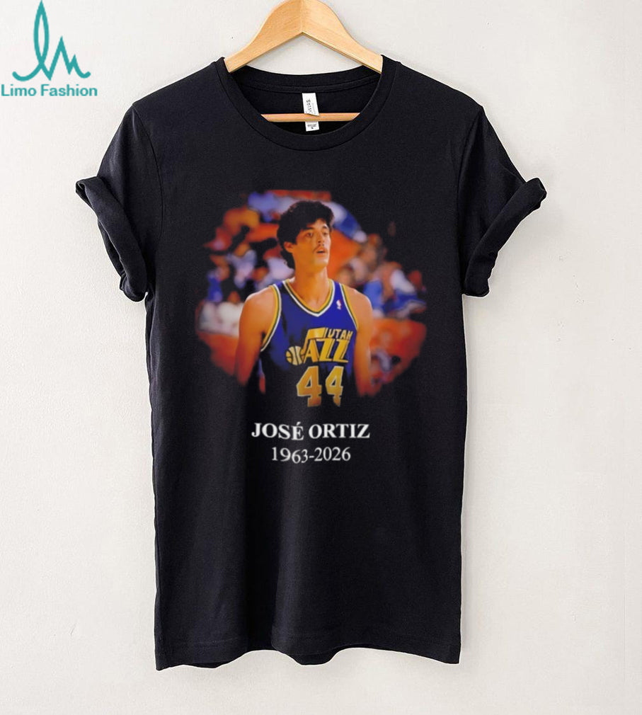 Jose Ortiz Utah Jazz #44 Memorial Tribute 1963 2026 Basketball T Shirt