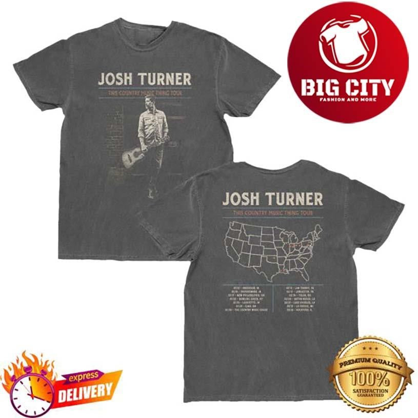 Josh Turner 2026 Tour Tour Two Sided Shirt