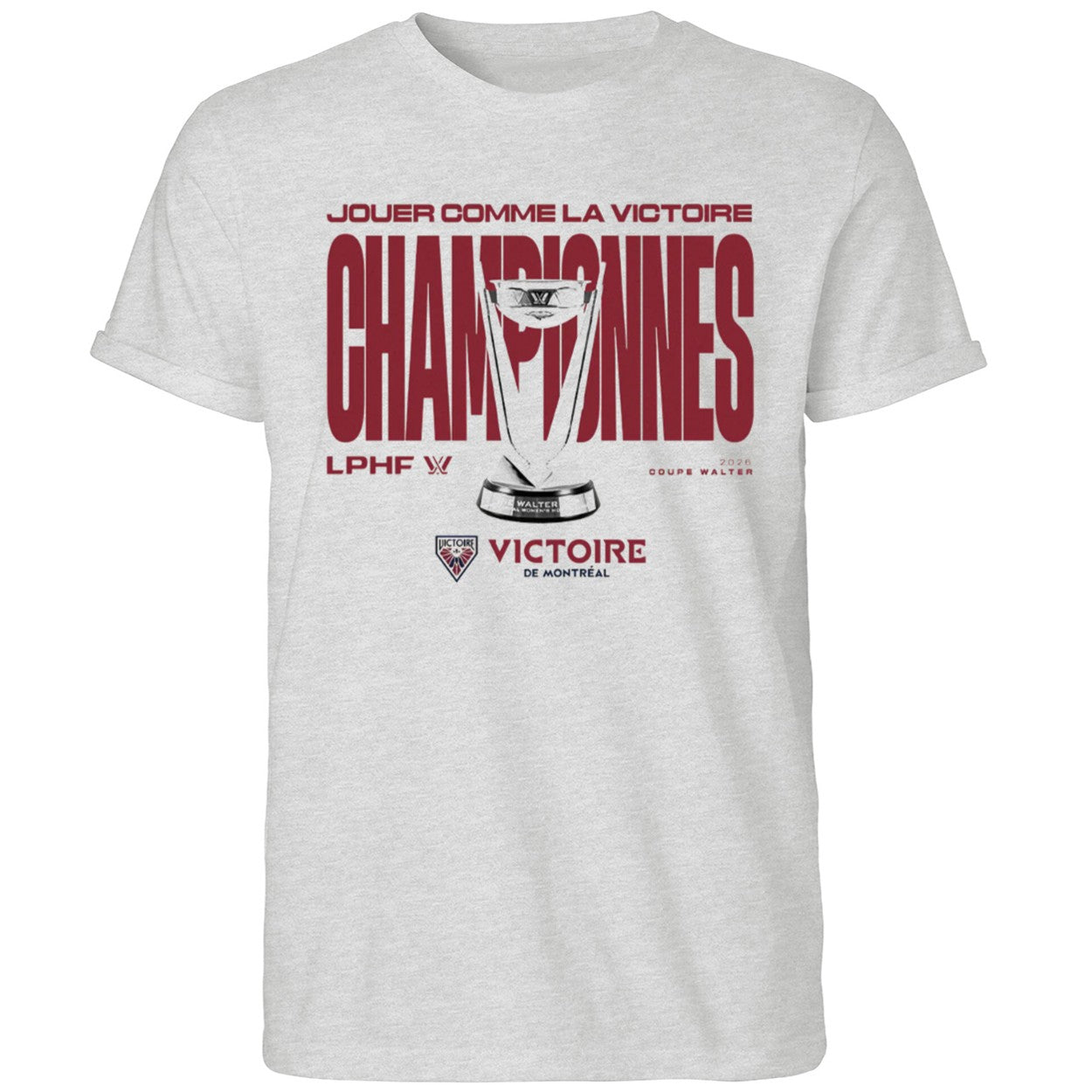 Jouer Comme La Victoire Championnes 2026 Big Cup Shirt
