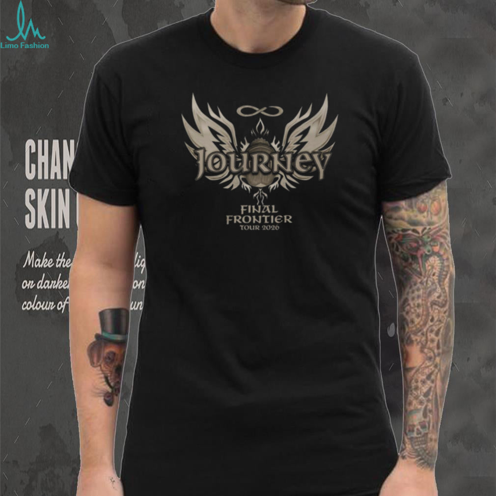 Journey Band Final Frontier Tour 2026 Scarab Logo Rock Music T shirt