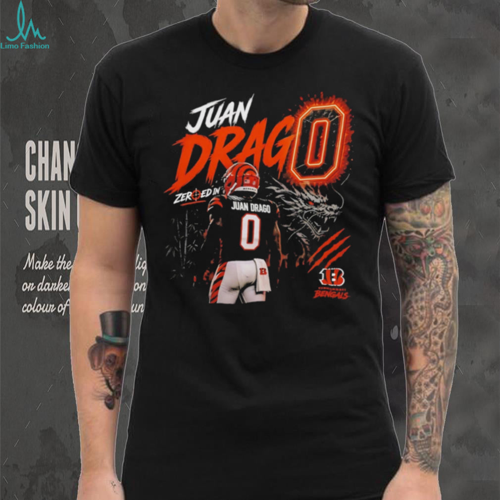 Juan Drago Zeroed In Cincinnati Football Dragon Graphic T Shirt