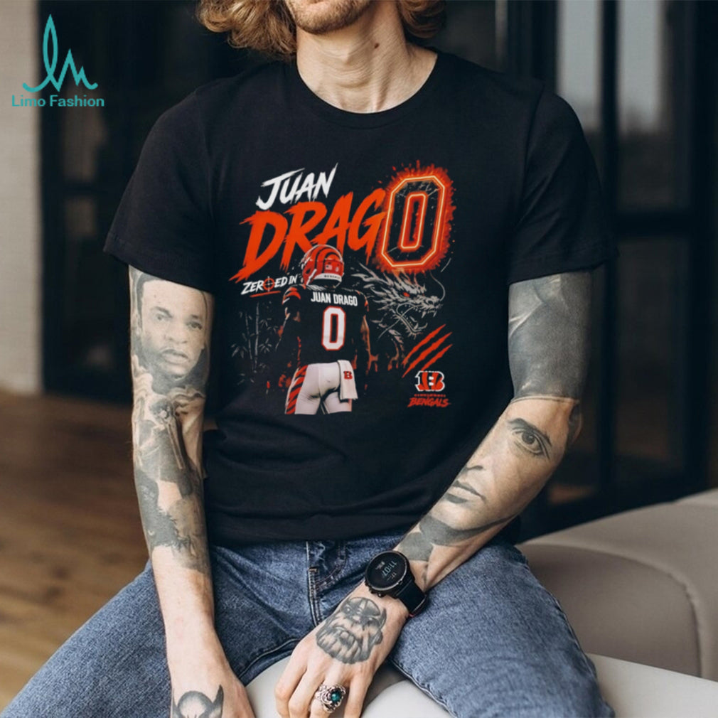 Juan Drago Zeroed In Cincinnati Football Dragon Graphic T Shirt