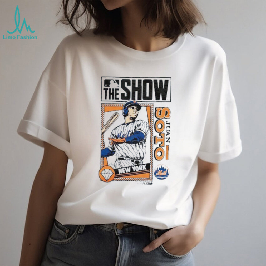 Juan Soto New York Mets “The Show” Diamond Baseball Graphic T Shirt