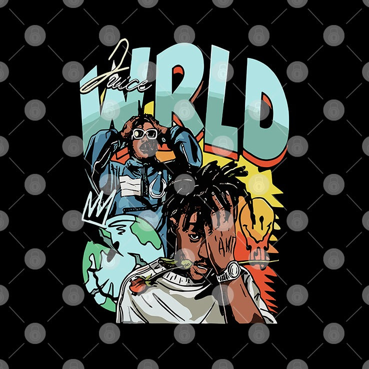 Juice Wrld rapper Art T Shirt