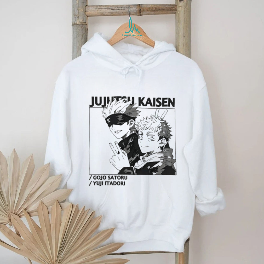 Jujutsu Kaisen Gojo Satoru and Yuji Itadori Anime Graphic Tee