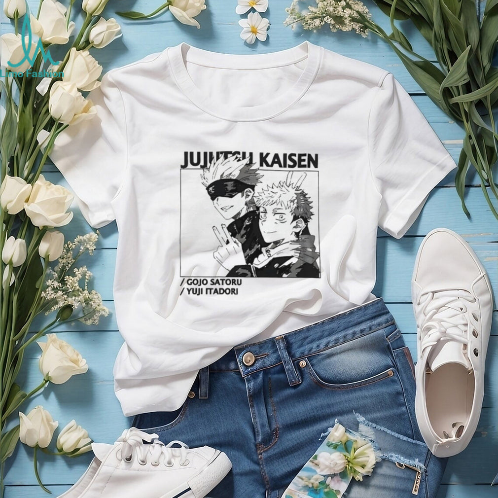 Jujutsu Kaisen Gojo Satoru and Yuji Itadori Anime Graphic Tee