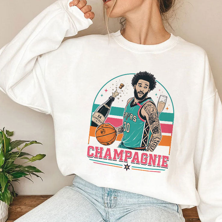 Julian Champagnie Funny Champagne T Shirt