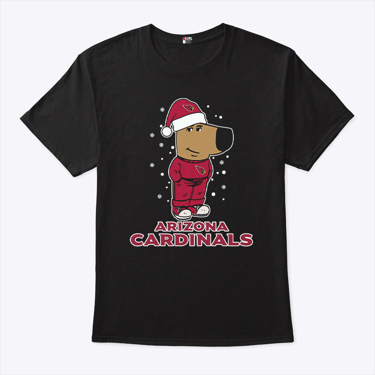 Just A Chill Guy Chill With Arizona Cardinals Christmas Shirt