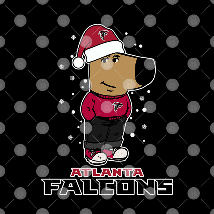 Just A Chill Guy Chill With Atlanta Falcons Christmas Shirt