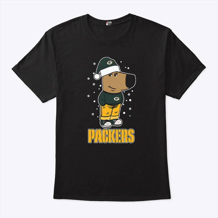 Just A Chill Guy Chill With Green Bay Packers Christmas Shirt