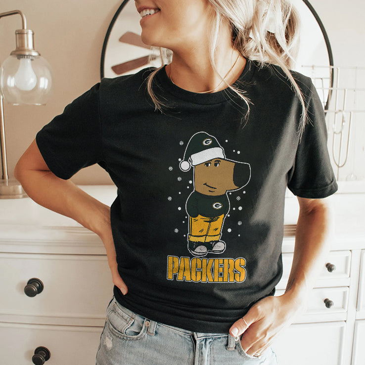 Just A Chill Guy Chill With Green Bay Packers Christmas Shirt