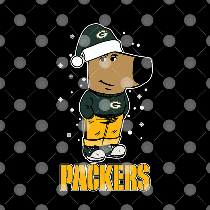 Just A Chill Guy Chill With Green Bay Packers Christmas Shirt