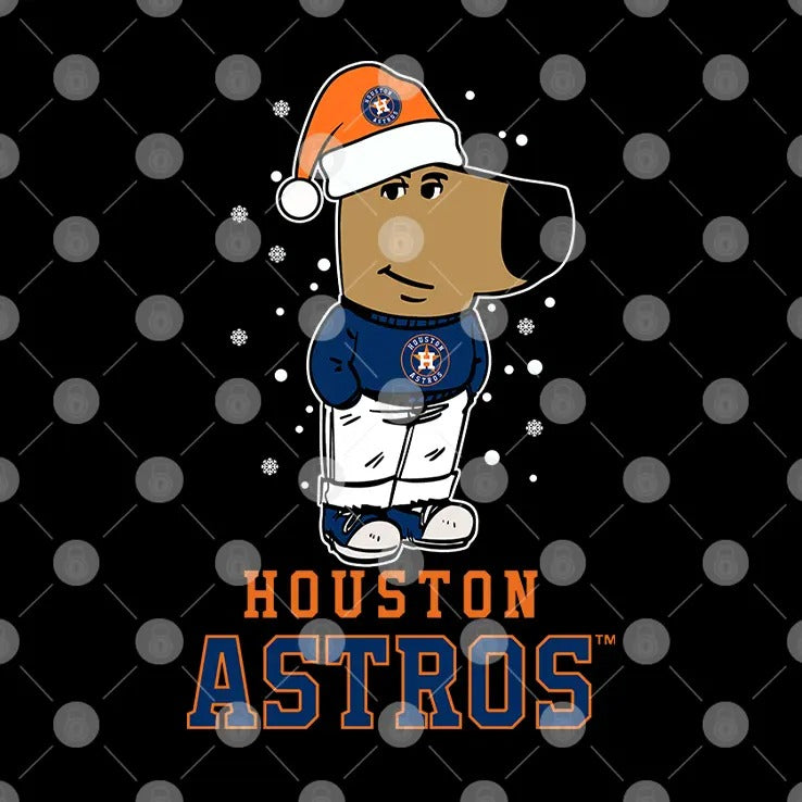 Just A Chill Guy Chill With Houston Astros Christmas Shirt