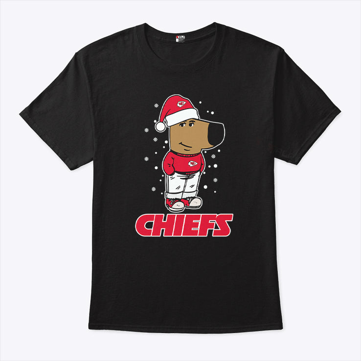 Just A Chill Guy Chill With Kansas City Chiefs Christmas Shirt