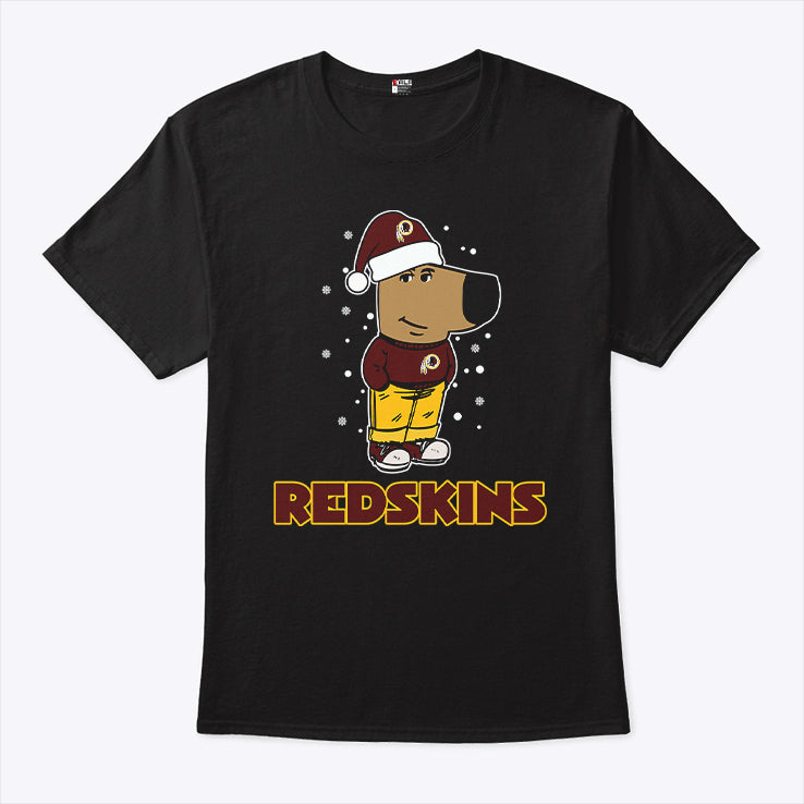 Just A Chill Guy Chill With Washington Redskins Christmas Shirt