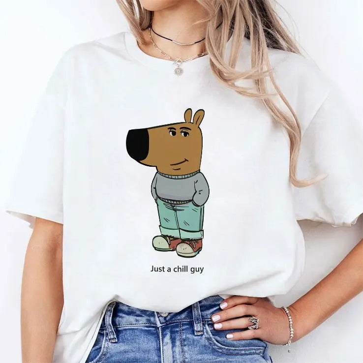 Just A Chill Guy Meme T Shirt
