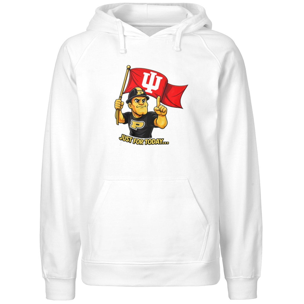 Just For Today Purdue Pete With Flag Indiana Hoosier Shirt