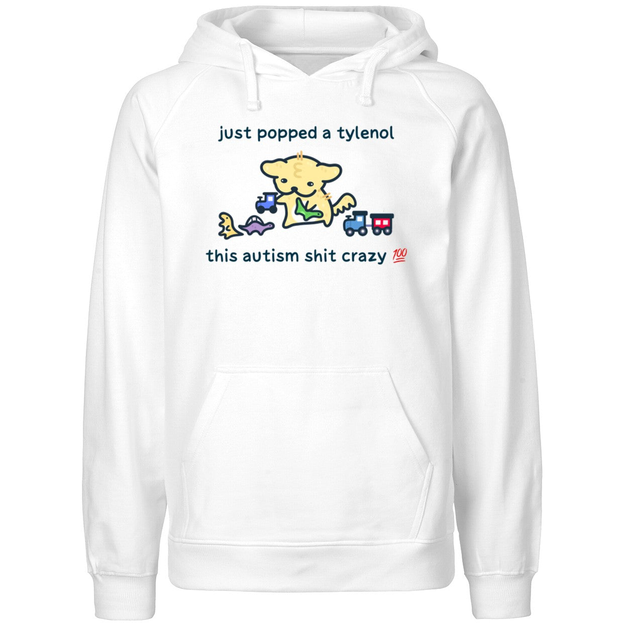 Just Popped A Tylenol This Autism Shit Crazy 2025 Shirt