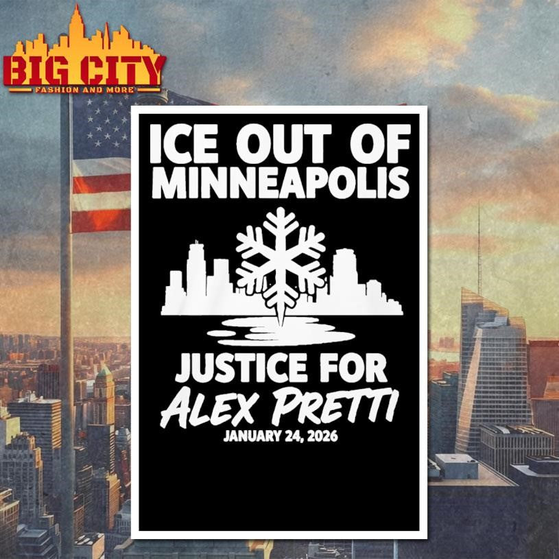 Justice For Alex Pretti Murdered By Ice In Minneapolis Anti Ice Shirt