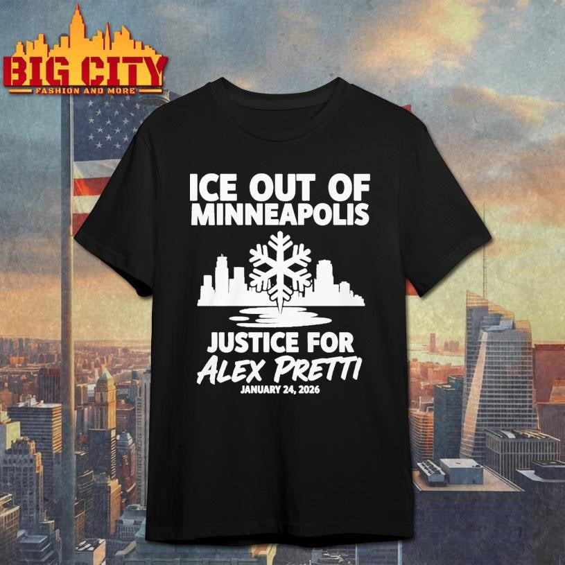 Justice For Alex Pretti Murdered By Ice In Minneapolis Anti Ice Shirt