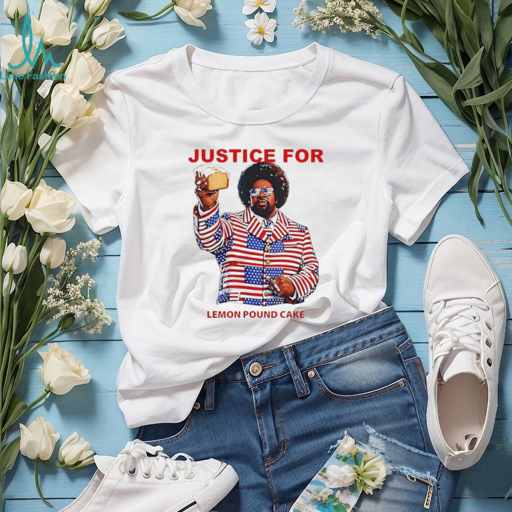 Justice For Lemon Pound Cake Funny Patriot Graphic T Shirt