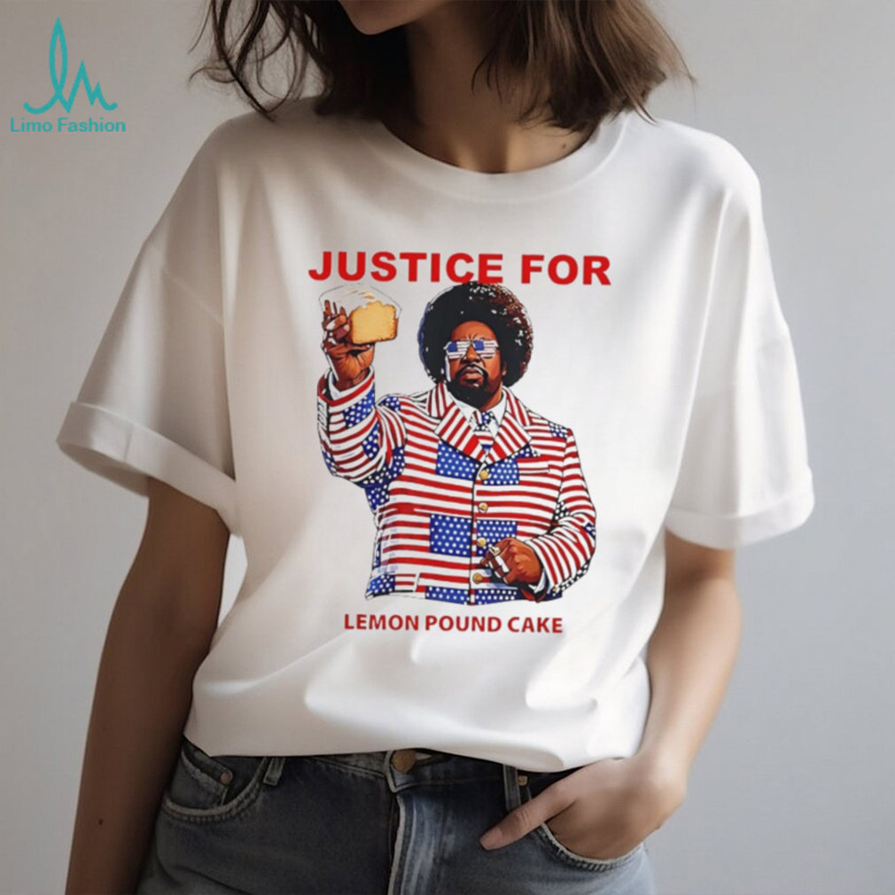 Justice For Lemon Pound Cake Funny Patriot Graphic T Shirt