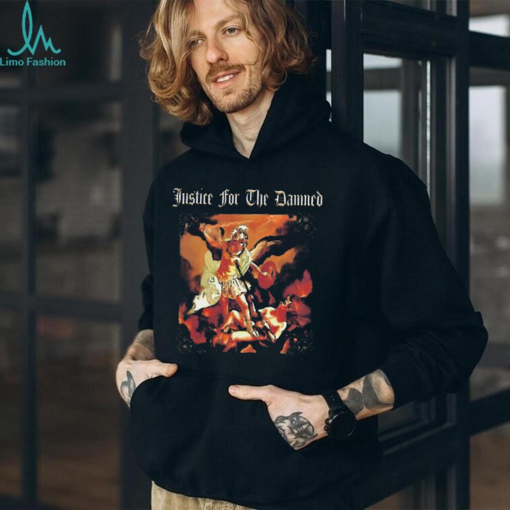 Justice for the Damned metalcore hardcore shirt