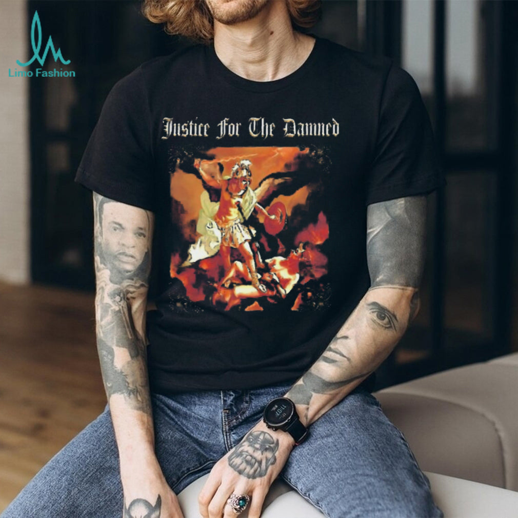 Justice for the Damned metalcore hardcore shirt