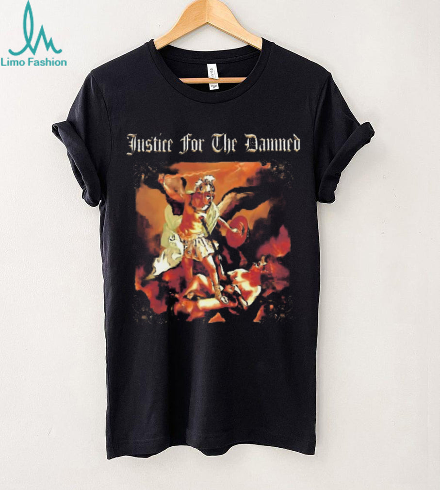 Justice for the Damned metalcore hardcore shirt