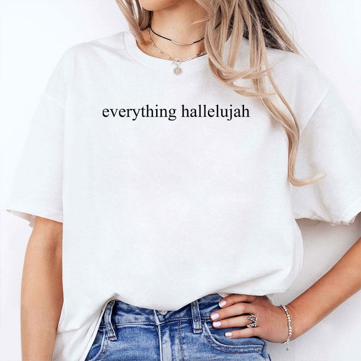 Justin Bieber Everything Hallelujah T Shirt