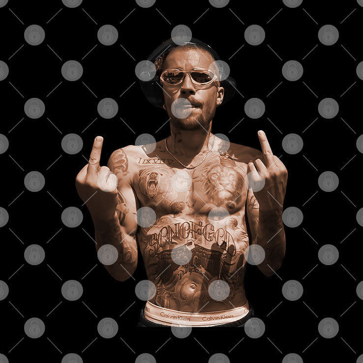 Justin Bieber Middle Finger T Shirt