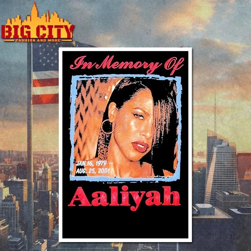 Justin Bieber Wear In Memory Of Aaliyah t-shirt