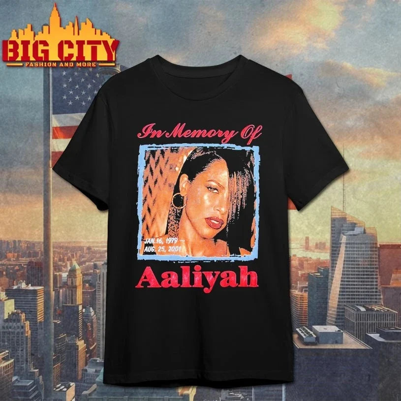 Justin Bieber Wear In Memory Of Aaliyah t-shirt