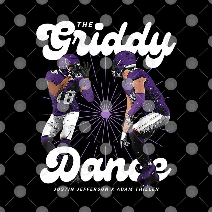 Justin Jefferson x Adam Thielen Griddy Dance Shirt