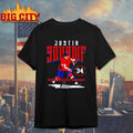 Justin Sourdif Washington Capitals Player Name Shirt