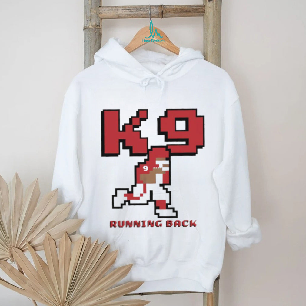 K9 Running Back Retro 8 Bit Pixel Art Football T Shirt